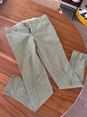 Trina Turk / MR Turk Men's Green Dress Casual Pants